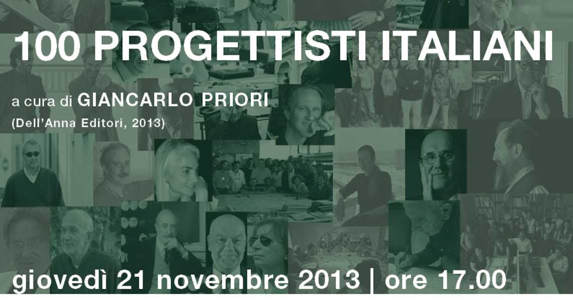 locandina presentazione 100 Progettisti italiani