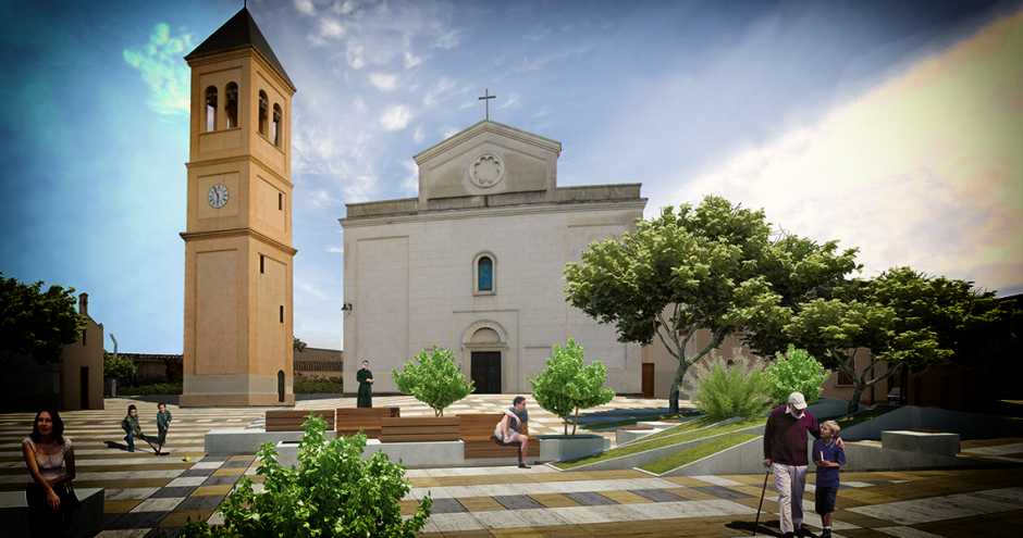 Riqualificazione piazza San Giorgio vista generale