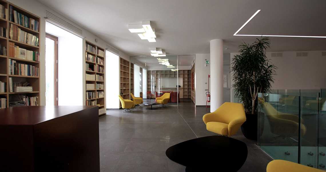 biblioteca primo piano