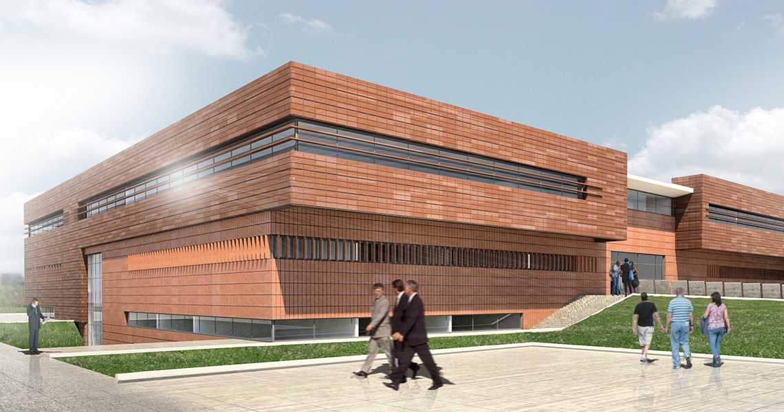 nuovo complesso universitario monserrato - rendering di progetto
