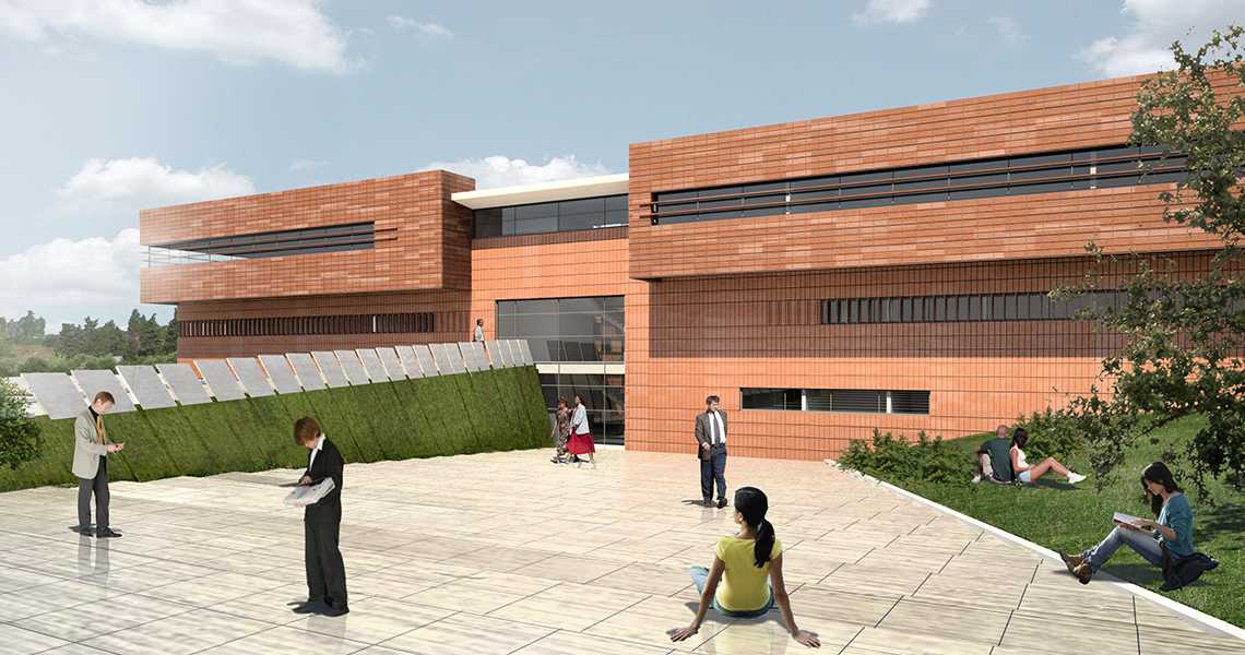 nuovo complesso universitario monserrato - rendering di progetto