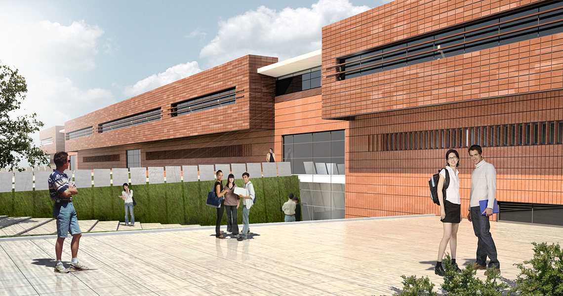 nuovo complesso universitario monserrato - rendering di progetto