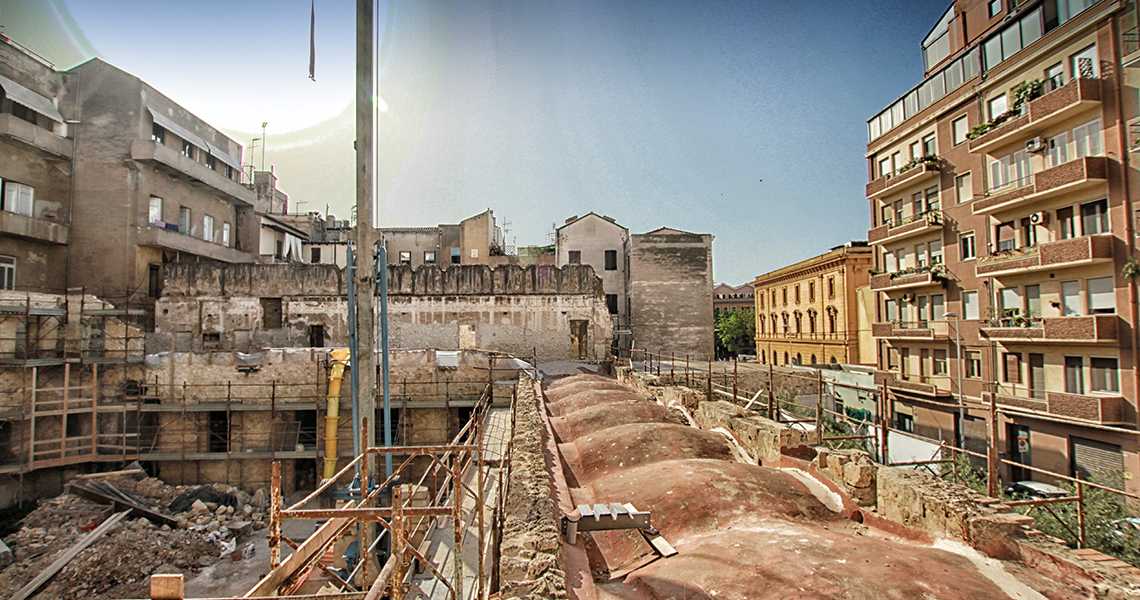 restauro chiostro S.Francesco Cagliari