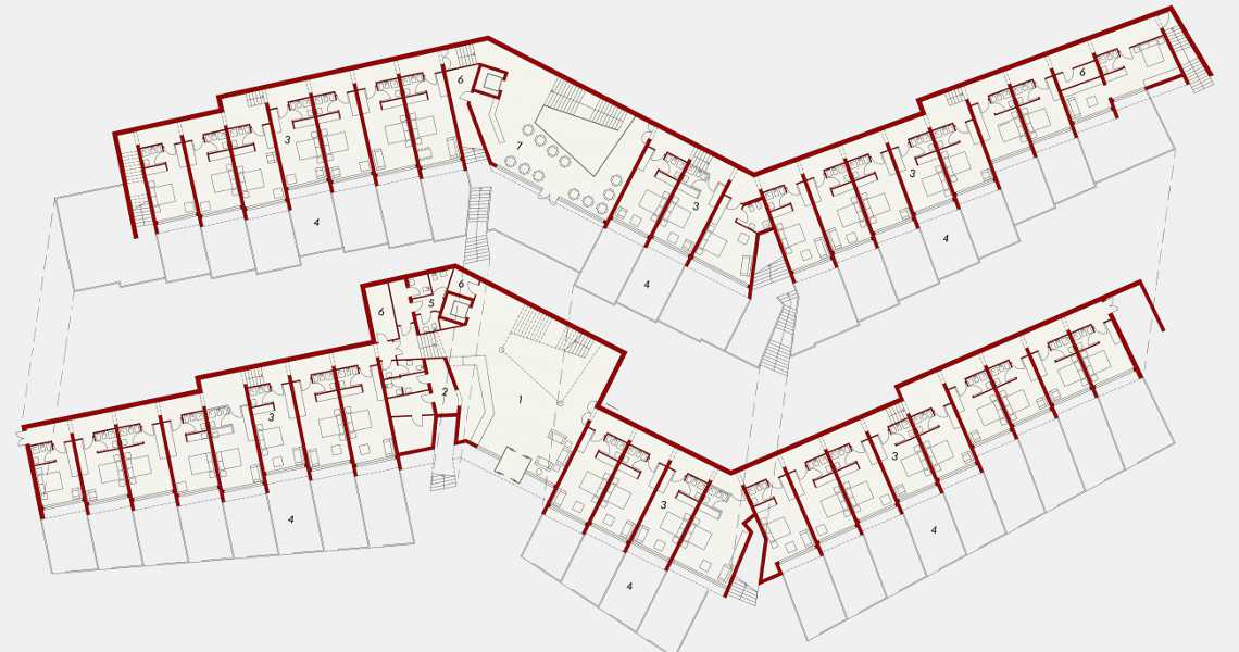 progetto per un resort a carloforte - piante
