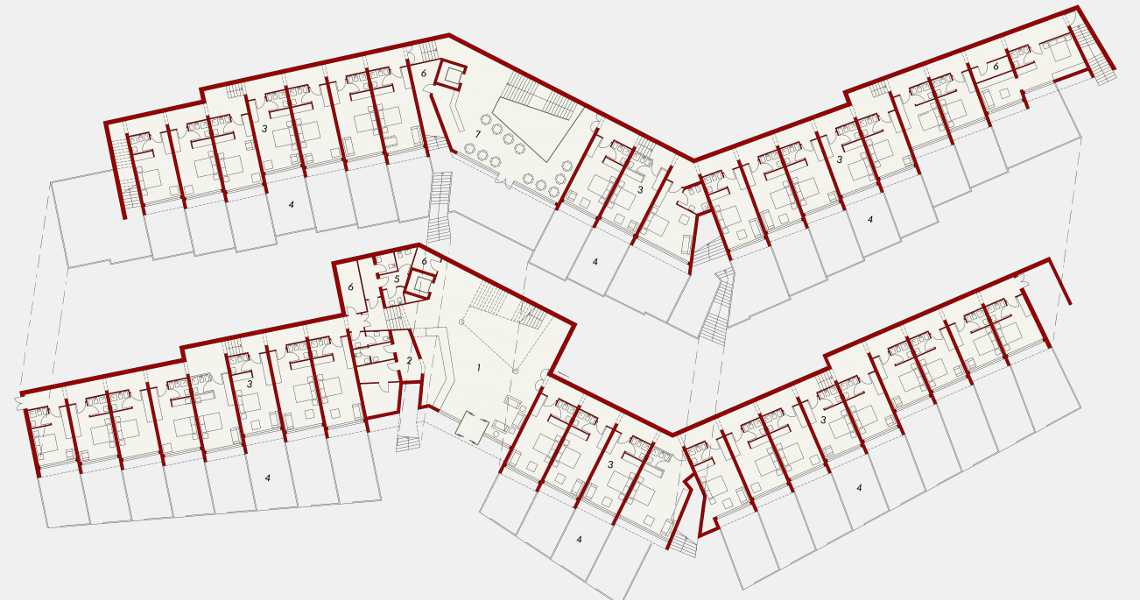 progetto per un resort a carloforte - piante